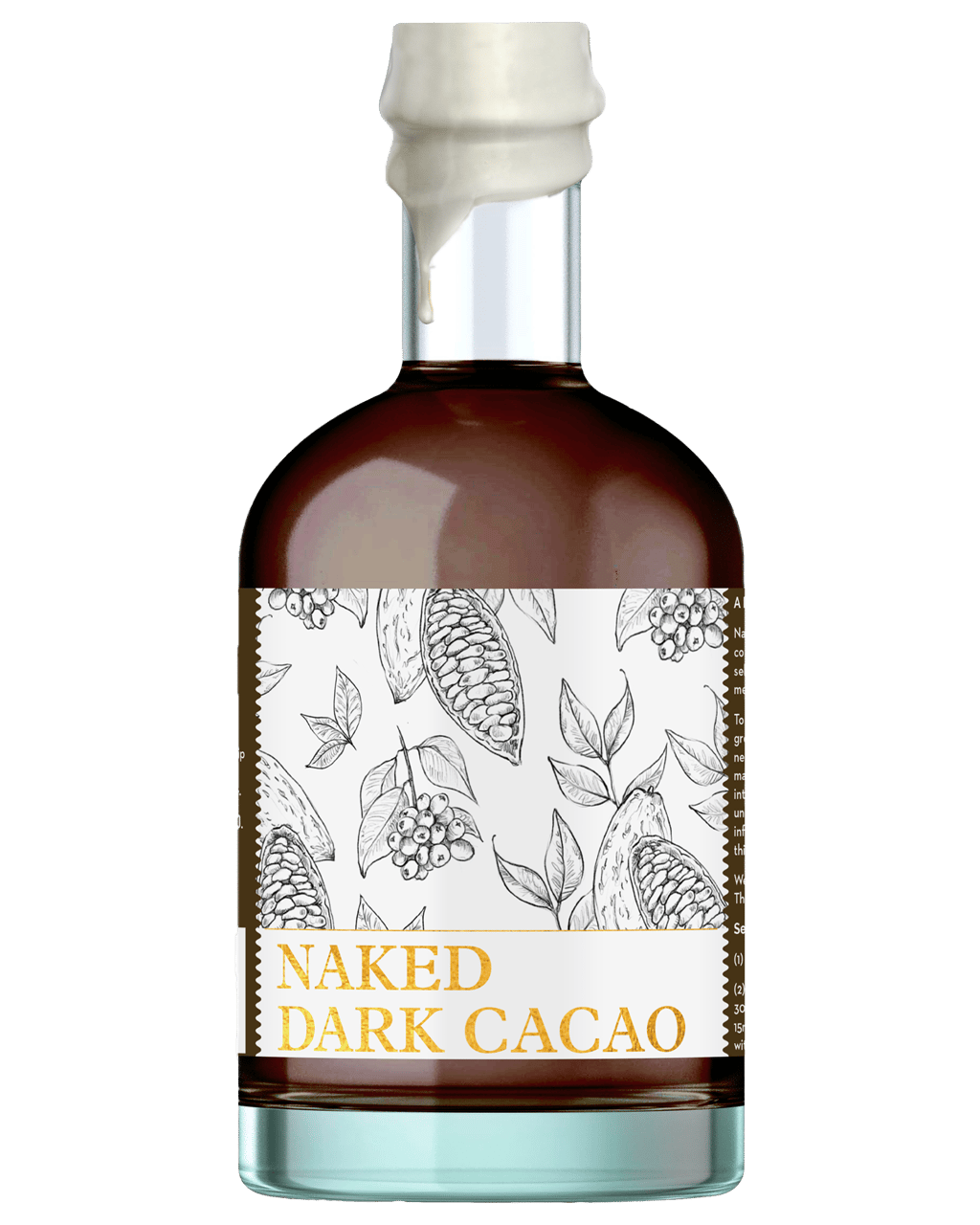 White Possum Naked Dark Cacao Australian Bitter Chocolate Liqueur Ml Boozy