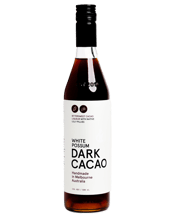  White Possum Dark Cacao<br>Liqueur 500ml  500ML Dark Cacao is a bittersweet concoction of organic fermented cacao, a selection of earthy roots and a good measure of tangy yet floral lilly pillies.<br />Pre-fermented to bring out all that chocolatey goodness, the maceration is aged for a month while giving it a gentle stir at regular intervals until the aroma becomes unbearably enticing. The team then adds several infusions of bitter roots fora lingering bitterness and a handful of native lilly pillies (riberries) to lend a floral note. Finall