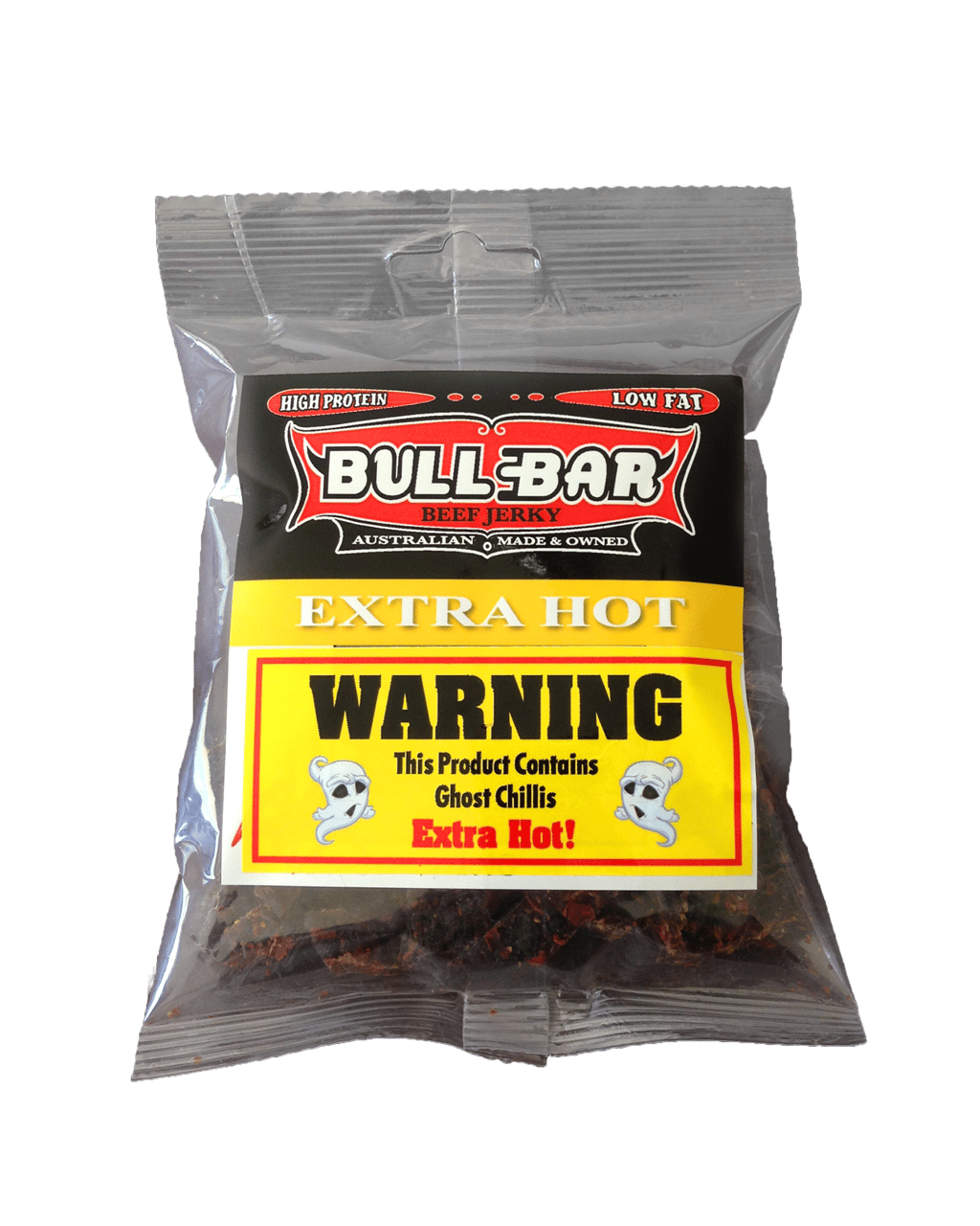 Buy Bullbar Beef Jerky Extra Hot 100g X 10 Packets (1kg) Online (Lowest
