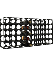  Stakrax 50 Piece Wine Rack -<br>Black  24cm x 10.5cm x Australian designed and made modular wine storage that can be made into any size or shape. Revolutionary design Fits any space Build one bottle at a time Easy to build and dismantle Accepts Most Size Bottles