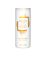  Joiy Spritz Pineapple Cans<br>250ml  250mL Low calorie, lower in alcohol (6%), less than 6g sugar from natural fruit, no artificial sweeteners. White wine, sparkling water and a hint of pineapple. Vegan, Fresh, lively and simply delicious.