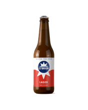 Obrien Brewing Lager 330ml  330ML Our classic O’Brien Lager has been slowly brewed to deliver a full-bodied brew with a crisp and refreshing edge. We’ve used a blend of Saaz and Hallertau hops to bring distinct floral aromas and an approachable firm bitterness.