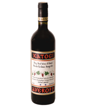  Katogi Averoff Agiorgitiko<br>Cabernet Sauvignon... 750ML A complex, translucent red, with deep attractive highlights. Red fruit aromas with notes of spice and leather on the nose. A balanced wine with a smooth full mouth feel, culminating in a long fulfilling aftertaste.
