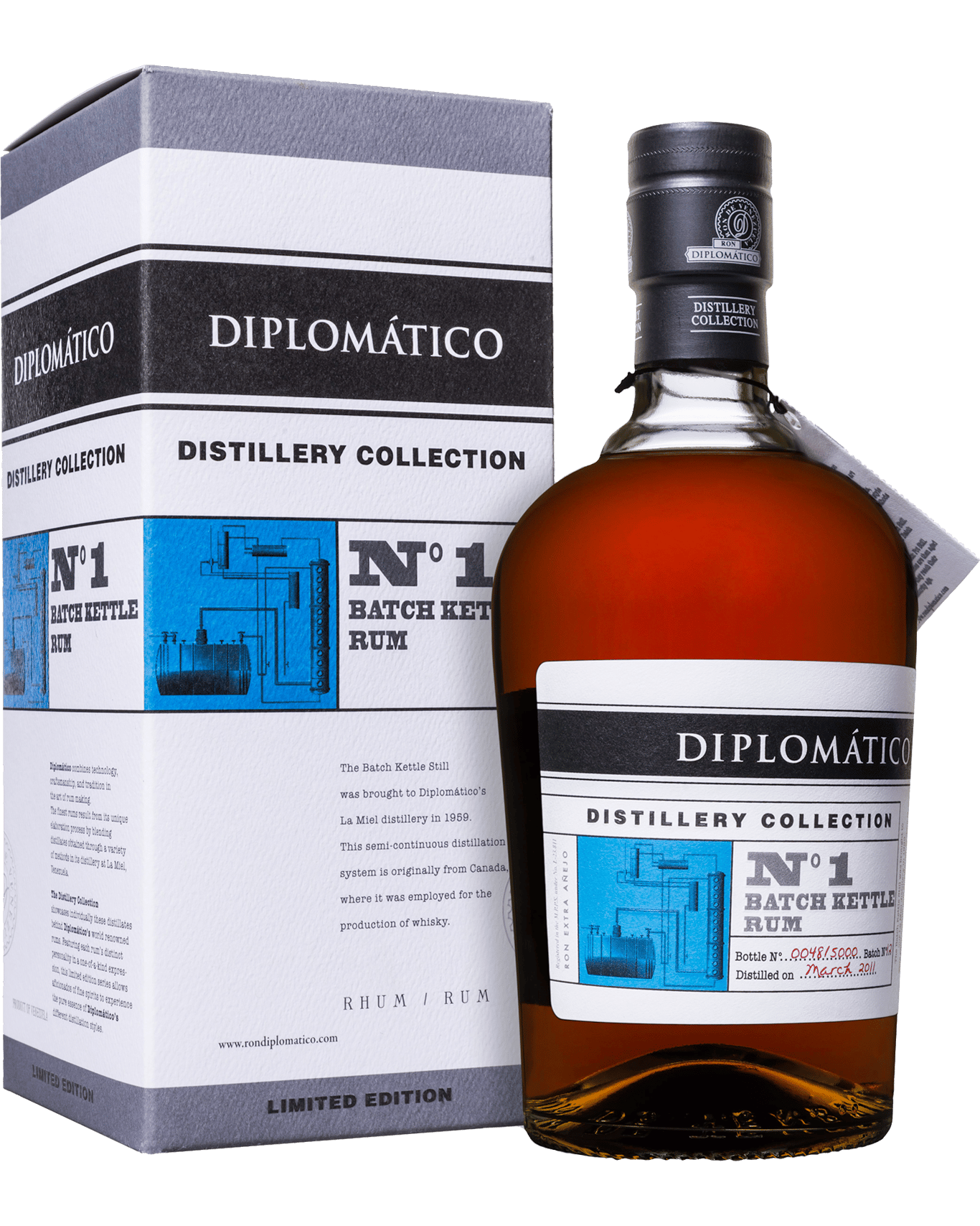 Buy Diplomatico Distillery Collection No.1, Batch Kettle Stilled Rum