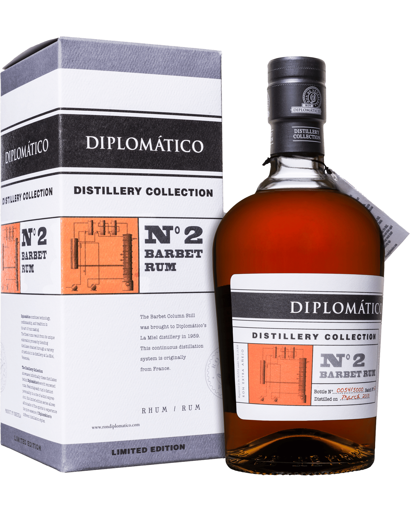 Buy Diplomatico Distillery Collection No.2 Barbet Column Stilled Rum