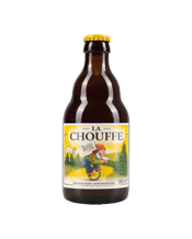  Dachouffe La Chouffe 330ml  330ML The gnomes of Fairyland are particularly fond of this golden beer. LA CHOUFFE, with its slight hoppy taste, combining notes of fresh coriander and fruity tones, is the drink which gives them their zest for life. At least, that's what these imps say when they are thirsty. Their secret used to be jealously guarded from one generation to the next until the day they shared the recipe with humans to seal their friendship. Of all the legends from the wonderful region of the Belgian Ardennes, the tale