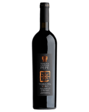  Cavalier Pepe Aglianico<br>Doc&nbsp;“terra Del... 750mL Intense ruby red. Cherry and blackberry aromas with hints of black pepper and bitter cocoa, upon a pleasant background of sweet spices. Soft, with elegant tannins and a lingering finish recalling fruits of the forest, cherry and spicy notes. Particularly well-suited to appetisers of cold meats and cheeses, pasta with sauce, roast meat dishes and pizza with rich sauces and flavours. Best served at a temperature of 16-18°C.