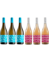  Mixed Wine Case Cantina<br>Colli Morenici... 750ML Share the lightly sparkling wines from Colli Morenici Frizzante Bianco and Rose`, perfect for the warmer weather and that celebratory spritz<br />Colli Morenici Frizzante Bianco - 3 bottles.<br />Clear and clean with greenish yellow colour.<br />Floral and fruity, it has apple, pear and lime on the nose and on the palate.<br />It shows a well-balancedmix of acidity, minerality, which makes it a fresh and elegant wine.<br />Colli Morenici Frizzante Rose - 3 bottles.<br />Light bright pink. Strawb