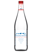  Beloka Naturally Still Water<br>750ml  750ML Beloka Naturally Still bottles contain pristine, mineral-rich water sourced from the unspoilt Kosciuszko National Park. Filtered through 500-million-year-old geological strata, this outstanding water sits full in the mouth and has a pure, powerful aroma perfect for any palate.