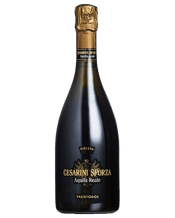 Cesarini Sforza Aquila Reale<br>Trentodoc Riserva... 750ML Riserva "Aquila Reale" Millesimato has a truly rare elegance.<br>Obtained exclusively from Chardonnay grapes grown on the ancient Maso Sette Fontane estate in Valle di Cembra in Trentino. The vineyards lie at an altitude of 500 metres above sea level, and have been growing fine grapes for wine production since 1734.<br>On the nose, a bouquet of minerals is blended with hints of candied fruit and pineapple.<br>The palate is reminiscent of crusty bread, with balanced acidity and a long