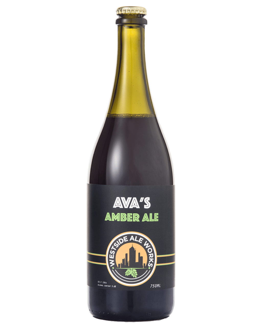 Buy Westside Ale Works Avas Amber Ale 750ml Online (Lowest Price Guarantee) Best Deals + Same