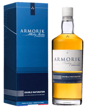  Armorik Double Maturation<br>French Single Malt... 700mL A symbol of the distillery’s values, this expression highlights both the expanse of their knowledge and their roots in the Breton terroir. The Armorik Double Maturation is aged in unique oak casks made by the last cooper in Brittany, from oak from the surrounding Breton forests. After several years, the whisky is transferred for further maturation in Oloroso Sherry casks. Tasting Notes: Nose - A very fine balance between the fruity notes of mirabelle plums and citrus, with spicy vanilla highligh