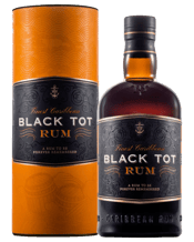 Black Tot Rum 700ml  700mL Black Tot combines the elegant, rich flavours from Barbados and Guyana with the bold character of Jamaica. This multi-layered rum is unsweetened, un-chill filtered and bottled at 46.2% for extra flavour. Black Tot style Inspired by 300 years of Navy tradition, Black Tot holds Caribbean rum at its heart, using some of the finest examples from Barbados, Guyana and Jamaica to create a rum for today. Unhindered by convention, Black Tot have turned Navy rum on its head – replacing the singular, sweet