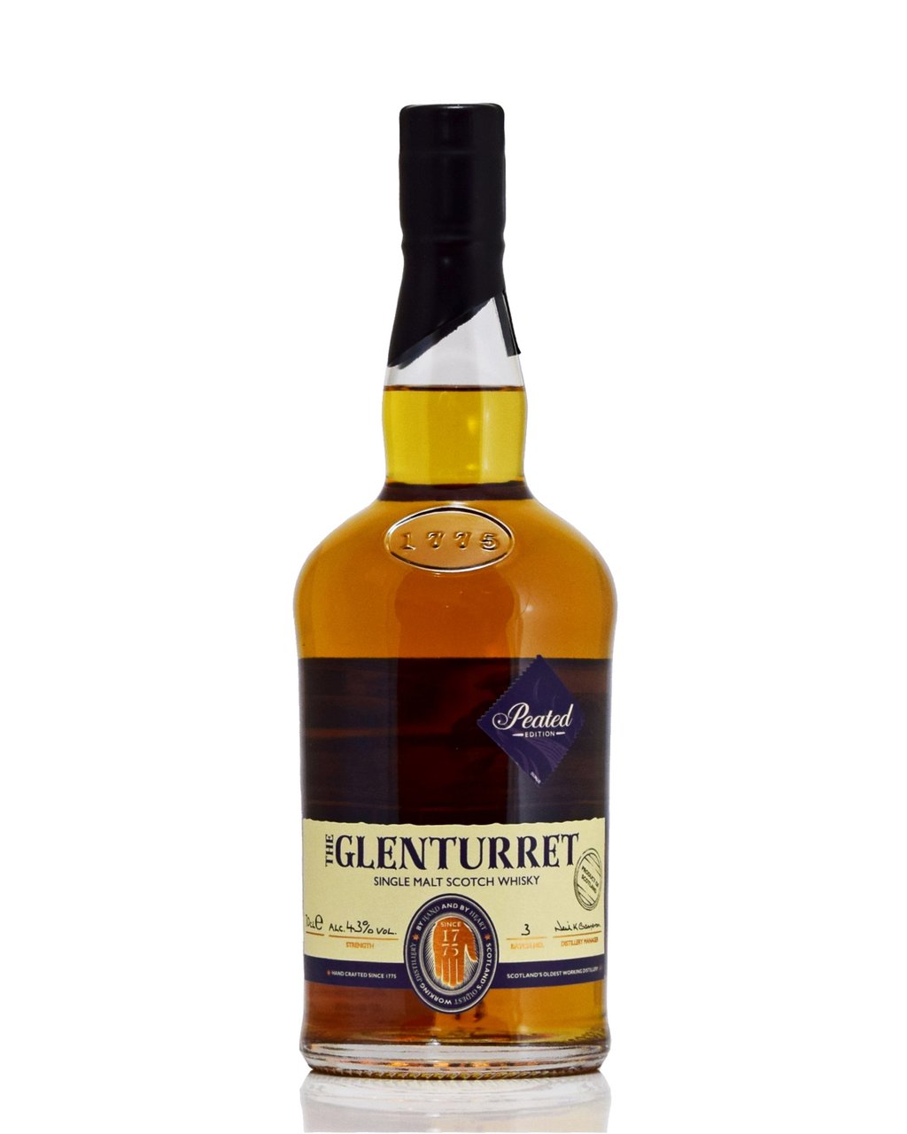 Buy The Glenturret Peated Single Malt Scotch Whisky 700ml Online (Low ...