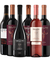  Tbilvino Mixed Georgian Red<br>Wine Pack  750ML This pack showcases some of the delights from where wine is rumored to have been first created.<br>This pack includes one bottle of the following Georgian Wines:<br>Tbilvino Alazani Valley - semi-sweet style, light bodied red wine<br>Tbilvino Sachino Saperavi&nbsp; - Semi-dry, light bodied red<br>Tbilvino Qvevri Saperavi&nbsp; - Dry, medium bodied red wine<br>Tbilvino Saperavi - Dry, medium bodied red wine<br>Tbilvino Mukuzani Saperavi&nbsp; - Dry, full bodied red wine<br>Tbilvino Tbilisi Sapera
