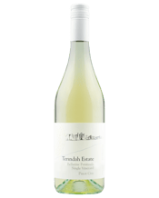  Terindah Estate Geelong<br>Pinot Gris 2024  750ML Pale straw in colour with beautiful floral aromatics, hints of pineapple, lime and honeydew. Driven by lime and zesty citrus notes, landing subtly on the palate with a crisp, refreshing finsh.