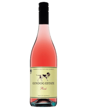  Gundog Estate Canberra Rose<br>2024  750ML This premium Rosé has been produced entirely from cool climate Cabernet Sauvignon and Shiraz grapes, grown in the Canberra and Hilltops district vineyards. Vibrantly coloured, the wine has enticing aromas of cherry, mulberry and spice. The palate features a delicate balance of flavour, acidity, and fine tannin.