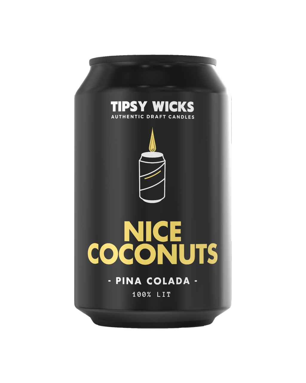 Buy Tipsy Wicks Nice Coconuts Alcohol Scented Soy Wax Candles 330ml