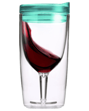  Alcoholder Wine Sippy Cup In<br>Green  295ML Ever felt like a sneaky wine on the go, but just can't work out what to put it in? Not only does this clever little vessel actually look somewhat like a wine glass, it'll also keep bugs and debris out of it with its removable lid. The lid also has a closable opening much the same as a portable coffee cup. Made of BPA free acrylic.<br>Specifications<br>295mL capacity<br>Double wall insulated<br>Splash-resistant lid with closure<br>BPA Free<br>Gift boxed<br&g