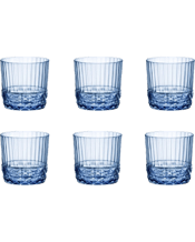 America 20s 300mL Rock Drink Glasses Set 6 -Sapphire