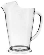  Crown Polycarb Jug With Ice<br>Lip 1140ml  1140mL This Crown jug is made from 100% polycarbonate and will not shatter or crack Capacity 1140ml * Not gift boxed *