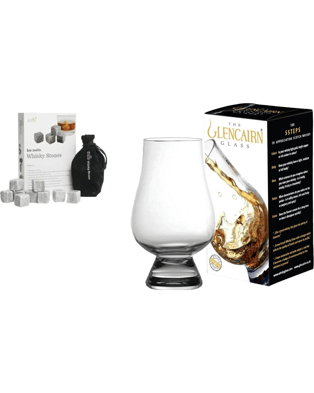 Buy Glencairn Whisky Glasses + Stones Set Online (Lowest Price