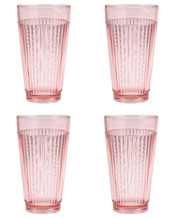 Acrylic Highball Tumbler 450mL - Pink - Set of 4