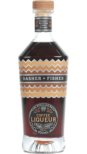  Dasher + Fisher Barrel Aged<br>Coffee Liqueur... 500ML DASHER + FISHER Coffee Liqueur is the perfect balance of all things nice. Rich & Robust, we use only the finest blend of arabica Columbian and Ethiopian beans which are cold soaked & brewed over a two-day process.<br>We hope you enjoy this unique drop as much as we did making it.