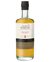  Ancient Wisdom Barrel Aged<br>Gin 700ml  700ML Refreshing citrus with earthy forest floor aromatics<br>A rich, balanced palate displaying citrus and juniper Berry aromas with earthy undertones and a hint of cigar leaf. The crispy citrus backbone is well balanced by a touch of honey. Rounded Oak tannins from barrel aging combine to give the gin its structure and whilst maintaining generosity and lingering finish.<br>Ancient Wisdom barrel-aged Gin is the provocative union of over a dozen exotic botanicals, meticulously sourced from around the
