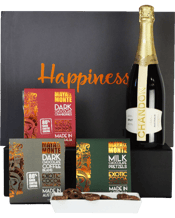  Creative Hampers Chandon &<br>Aussie Chocolates  750mL There is just no going wrong with this one. Bubbles and Choccies! Enough said. Chandon Brut (750mL). Maya & Monte - Chocolate Covered Pretzels. Maya & Monte - Chocolate Covered Cranberries. Maya & Monte - Chocolate Covered Popcorn. Please note:&nbsp;the type of Maya & Monte chocolates&nbsp;may vary from time to time.