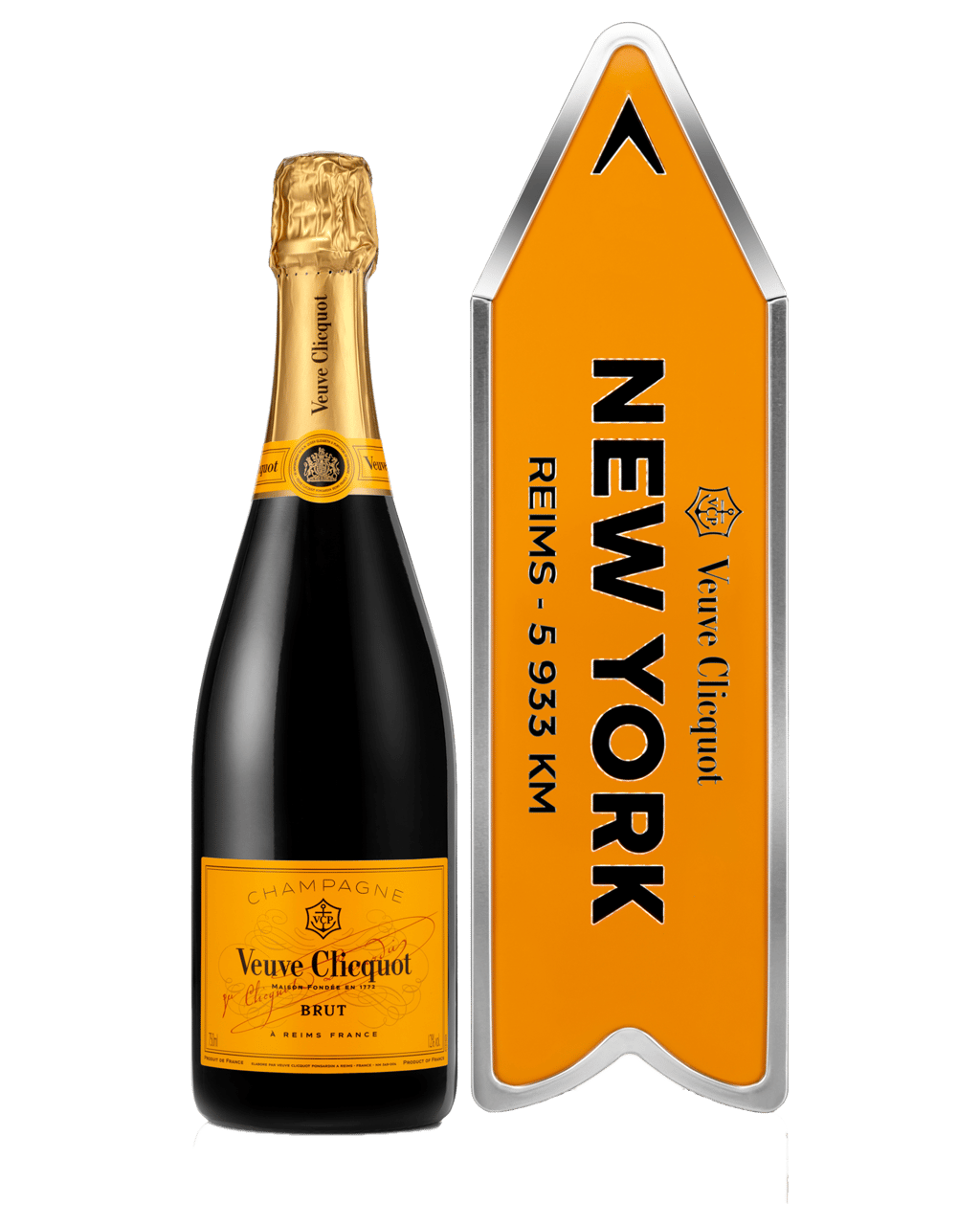 Rare Champagne Veuve Clicquot Limited Edition Metal Box 