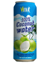  Vinut 100% Coconut Water Can<br>490ml  490ML Vinut 100% Coconut water, a natural fruit line derived from fresh Coconuts. Vinut 100% Coconut Water is strictly controlled during the farming process, completely natural, and no preservatives added and no artificial colour, produced by modern technology to create pure fresh taste.<br />In addition to being naturally sweet and hydrating, Vinut 100% coconut water is loaded with several important nutrients, including minerals that many people don’t get enough of.