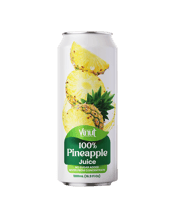  Vinut 100% Pineapple Juice<br>Can 500ml  500ML Vinut 100% Pineapple Juice, Freshly Squeezed Pineapples, Not from Concentrate, Free from Gluten, Non-GMO, No artificial Preservatives, No Colours, and No Flavours added.<br>No Sugar Added.<br>Pineapples - often described as the ‘crown jewel’ of tropical fruits, are well-renowned for their delightful, sweet, and tangy flavour. Vinut 100% Pineapple Juice is a concoction of a luscious Juice with a perfect dynamic taste.