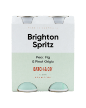  Batch & Co Brighton Spritz<br>Pear Fig & Pinot... 250ML All day pick me up, Pinot Grigio balanced with pear and fig creates a crisp and refreshing Spritz.
