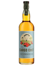  Cargo Cult Navy Strength Rum<br>700ml  700ML From rich volcanic soil and hand cut South Pacific cane, Caro Cult is the product of remote island distilleries. Using only pot still rum tropical aged in ex bourbon barrels, this unique navy strength rum is bottled at 54.5% alc vol. Silky smooth and deeply aromatic, caramels, butterscotch and dark chocolate flavours delicately balance and slowly fade with a smooth warm finish and lingering aftertaste.