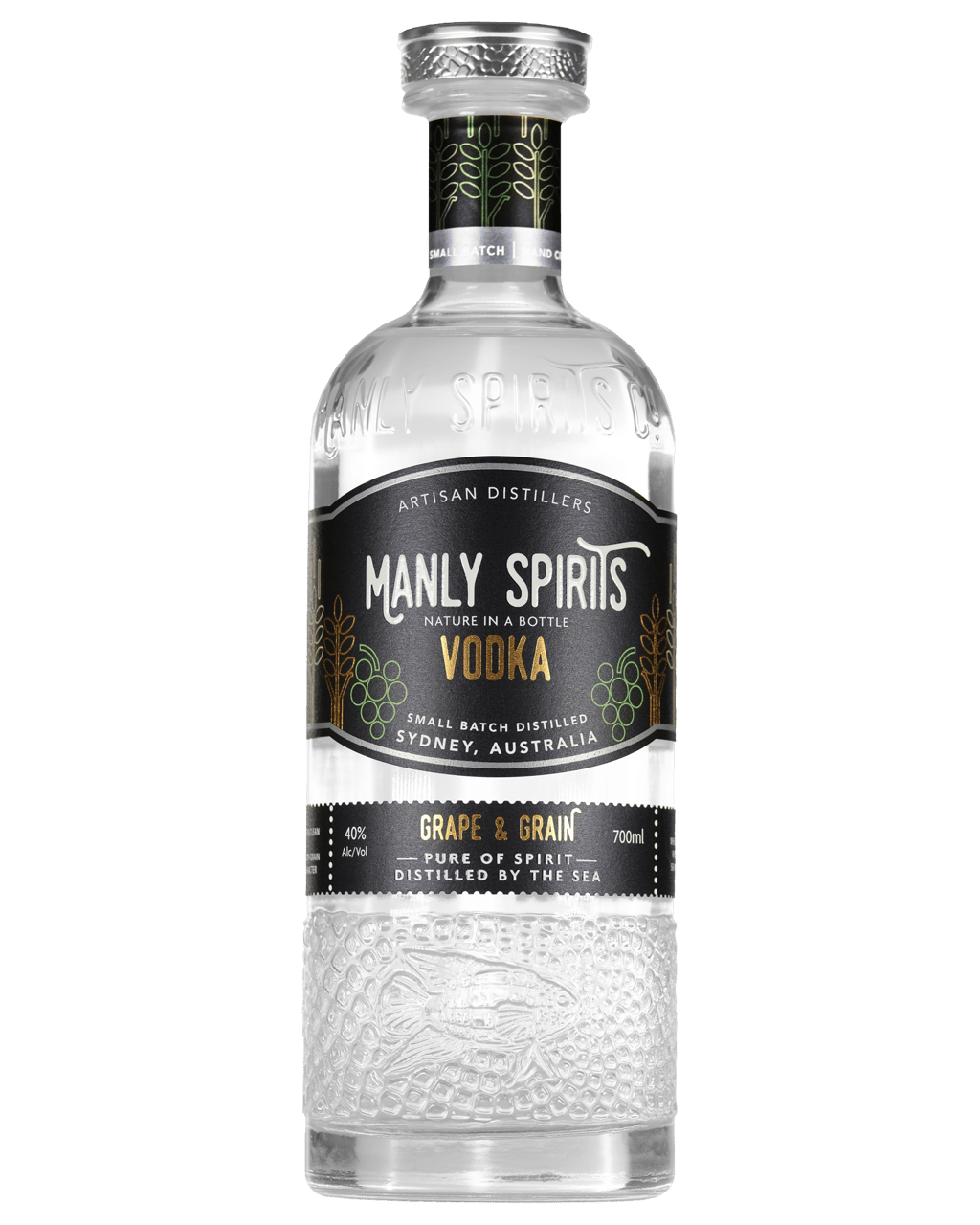 Buy Manly Spirits Grape And Grain Vodka 700ml Online (Lowest Price Guarantee) Best Deals + Same