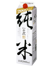  Hakushika Junmai Pack<br>Japanese Sake... 2000mL Moderately dry with a full body, this premium junmai showcases fine Nishinomiya brewing standards. Conveniiently packaged for ease of use.