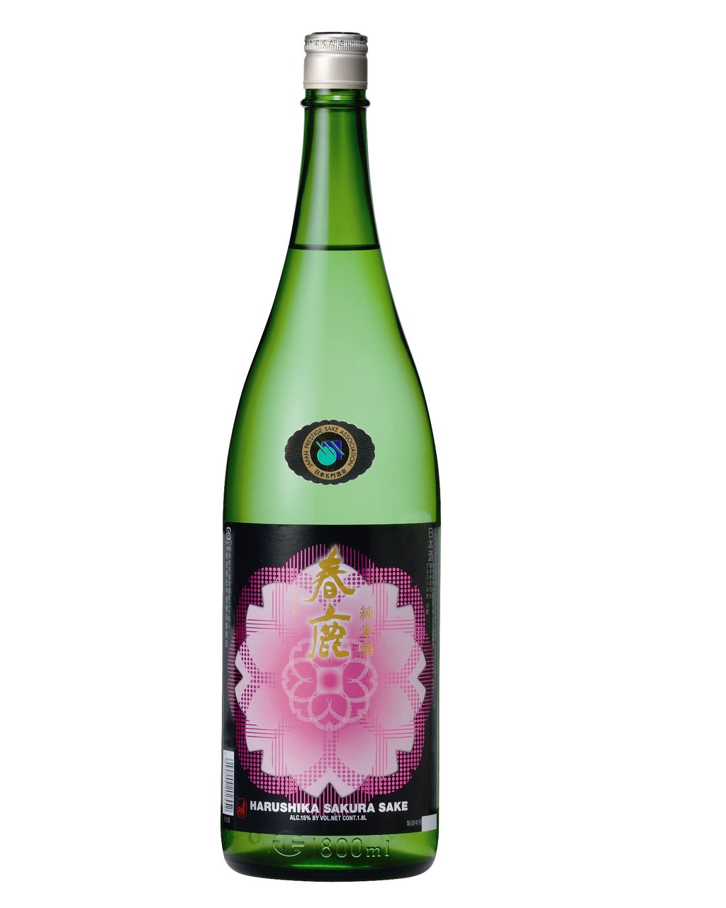 Harushika Sakura Junmai Japanese Sake 1800ml Boozy 2992