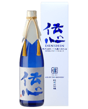  Denshin Rin Junmai Daiginjo<br>720ml  720mL This is a Junmai Daiginjo sake with a rich aroma that carries undertones of peaches aand lychee and an elegant taste full of depth and freshness