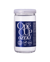  Ozeki One Cup Japanese Sake<br>180ml  180ML A pioneer of Sake cup. "One CupOzeki" Well-balanced taste of sake bottled in a handy cup.