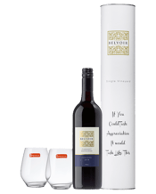  Cellar 17 Belvoir Cabernet<br>Sauvignon Wine... 750ML A single vineyard Cabernet Sauvignon from the renowned Bendigo wine region. This full bodied wine is hand crafted using a boutique, minimalist approach. Concentrated black fruits and plum with spicy overtones are complemented by elegant tannins from maturation in French Oak. The winemaker, Ian Hall, is an artisan winemaker who has been producing award-winning wines for over 25 years.<br>It is accompanied by two beautiful Spiegelau stemless lead-free crystal wine glasses, presented in a special B