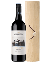 Cellar 17 Bleasdale<br>Bremerview Birch... 750ML Birchwood Wine Cylinder.<br />A true expression of Langhorne Creek Shiraz, this is a medium bodied wine showing intense lifted spice aromas and dark berry fruit. The palate is long and silky with fine tannins, offering juicy plum and blackberry fruits, with notes of clove and pepper.