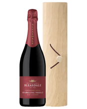  Cellar 17 Bleasdale Birch<br>Cylinder Langhorne... 750ML Birchwood Wine Cylinder.<br />This wine is a non vintage blend of Shiraz that contains wine from every vintage of Shiraz since 1997. Each year in spring Bleasdale freshen the base blend by adding new vintage Shiraz, freshening the pre-Christmas bottling with new vintage wine, maintaining consistency. Bleasdale Sparkling Shiraz is richly flavoured with deep colour and displays dark berry fruit aromas, sweet plum and spicy flavours, silky tannins and a rich, velvety smooth palate.