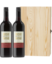  Cellar 17 Belvoir Shiraz<br>Double Bottle... 750ML Double Bottle Timber Box<li>Pine Box With Hinged Lid<li>Wood Wool Included<ul>This wine is a single vineyard Shiraz from the renowned Bendigo wine region. This full bodied wine offers an abundance of upfront red fruit flavours with plum and spicy overtones that continue through the pallet. Well integrated soft and elegant tannins are added through maturation in French and American Oak.