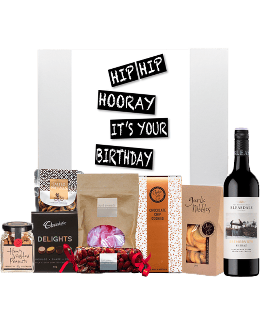 Cellar 17 Happy Birthday Hamper Bleasdale Bremerview Shiraz (unbeatable 