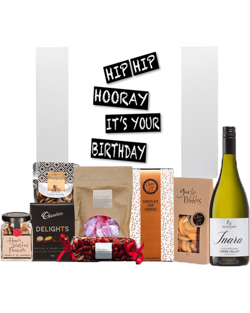Buy Cellar 17 Happy Birthday Hamper Helen & Joey Chardonnay Online