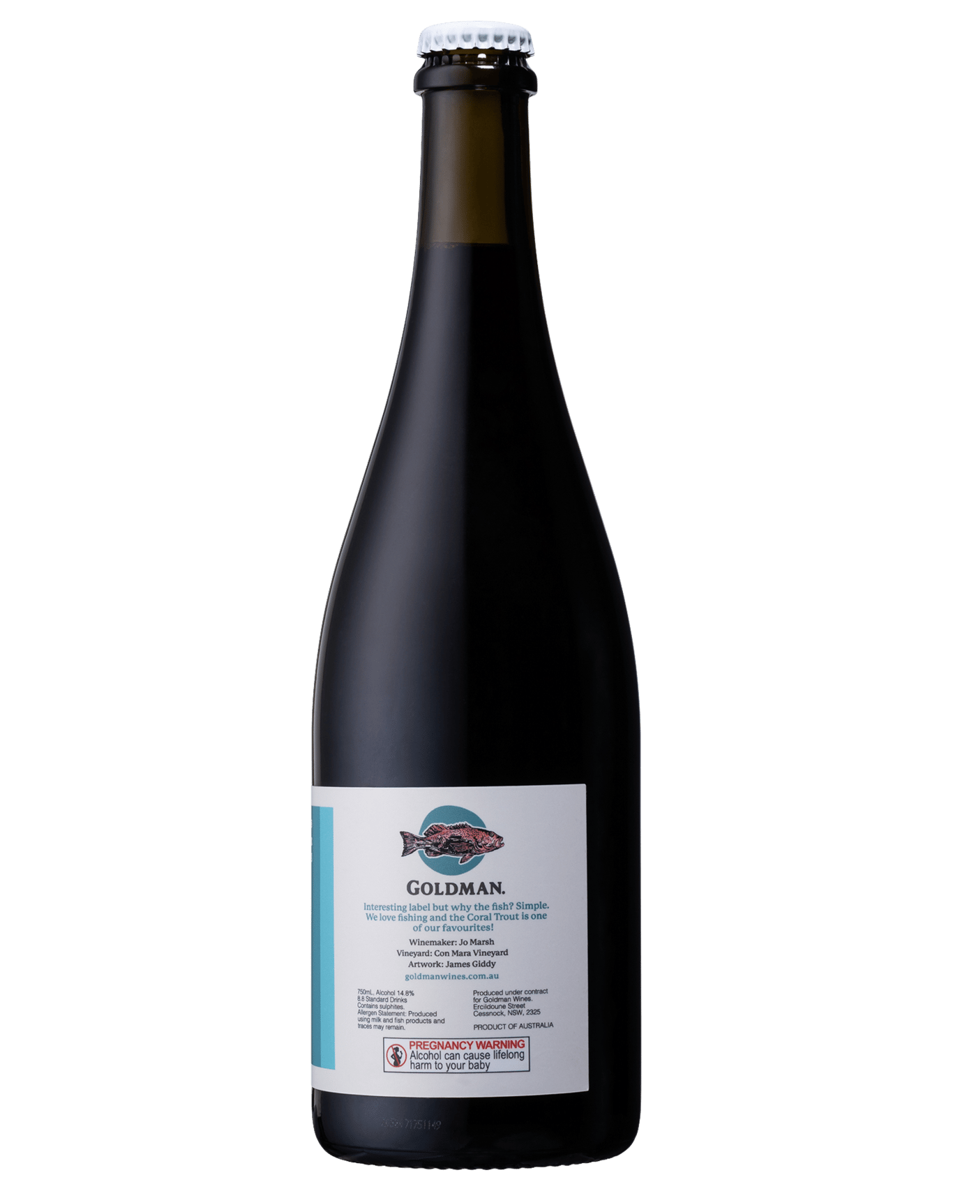 Buy Goldman Wines 'coral Trout' Sparkling Shiraz 2018 Online (Lowest Price Guarantee) Best