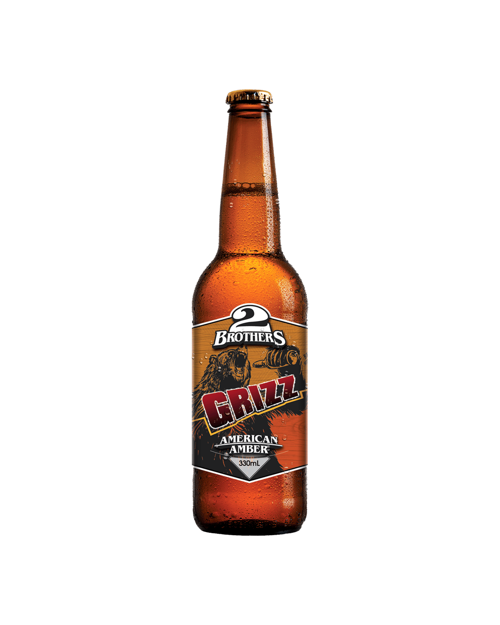 Buy 2 Brothers Brewery Grizz American Amber 330ml Online (Low Prices ...