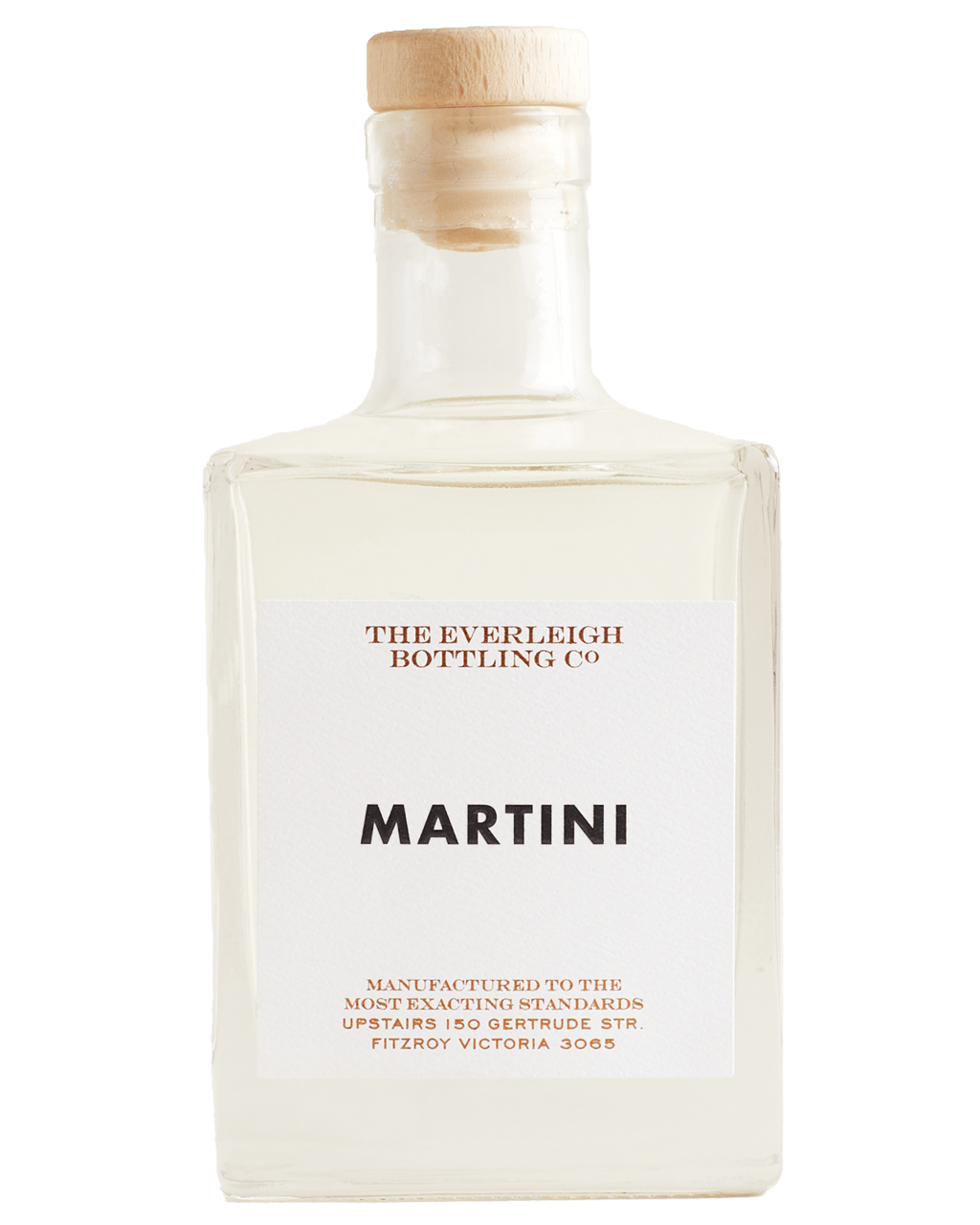 The Everleigh Bottling Co Martini Bottled Cocktail 500mL Boozy
