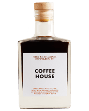  The Everleigh Bottling Co.<br>Coffee House... 500ML A tequila riff on the Espresso Martini. The Coffee House combines coffee liqueur and 100% blue agave Tequila for a spicy twist on the caffeinated classic. This robust and complex cocktail is an Everleigh original and has quickly become a Melbourne cult favourite.<br>Tasting notes<br>Spicy 100% agave tequila and rich decadent coffee are layered with hints of smoky tobacco, Christmas spice and bitter orange.<br>Serving suggestion<br>Simply chill, then pour over ice in a rocks glass. Garnish with a